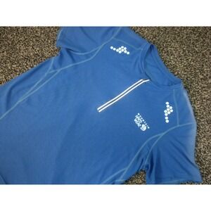 Mountain Hardwear Performance Shirt M Blue 1/4‎ Zip Pullover Reflective Gorpcore